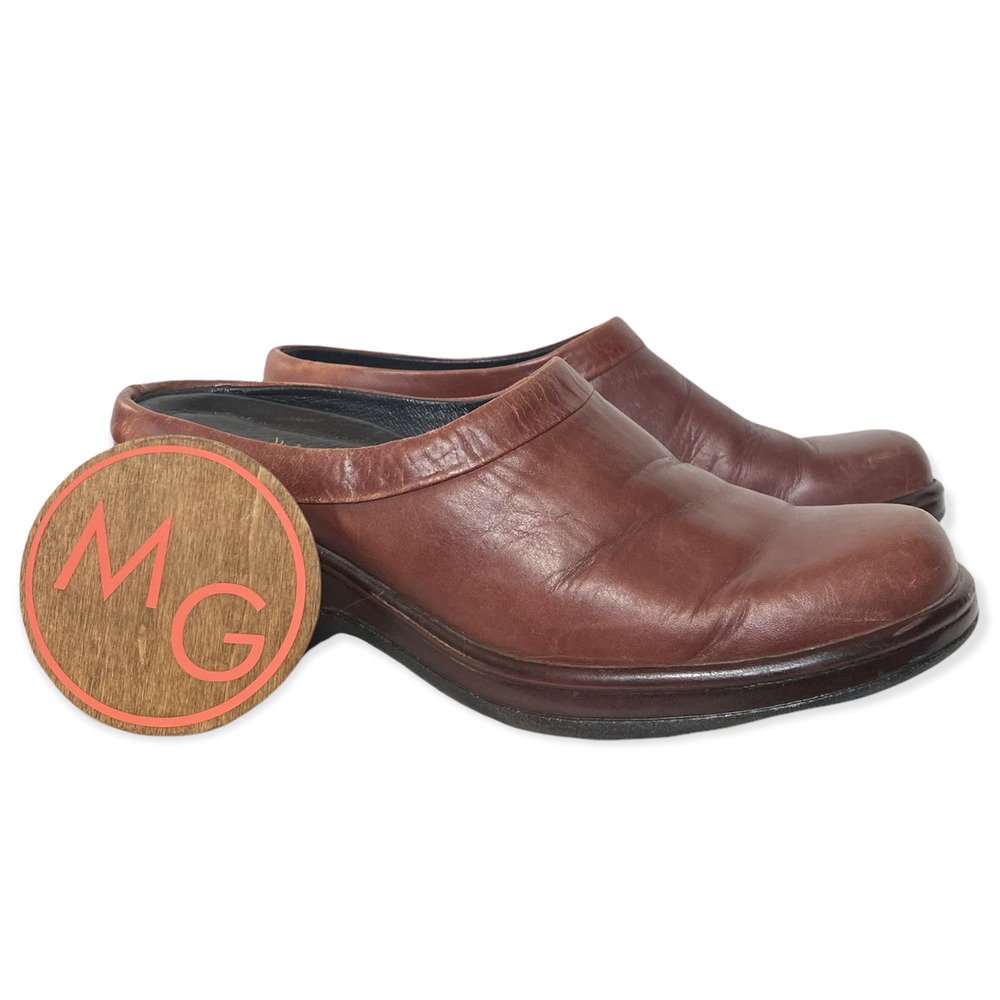 Vintage Dansko Brown Leather Clog Comfort Medical